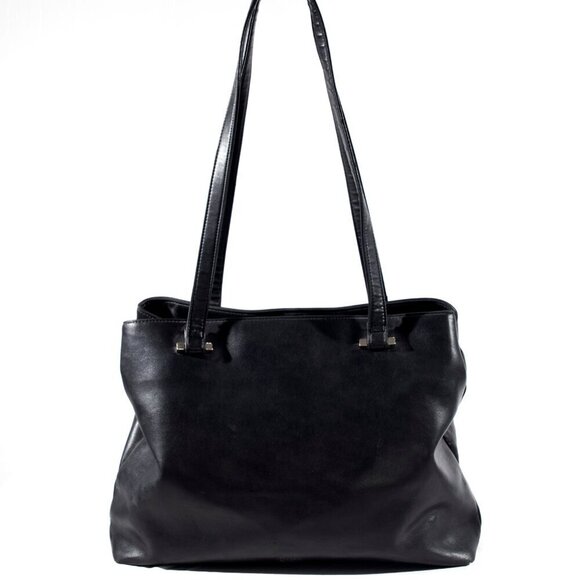 9 & Co Handbags - 9 & Co. Black Leather Shoulder Bag